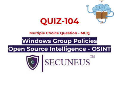 Group Policy & OSINT – Quiz 104