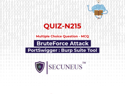 Brute Force Attack | PortSwigger : Burp-suite | Quiz – N215