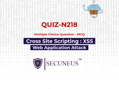 Cross Site Scripting : XSS Attack | Quiz – N218