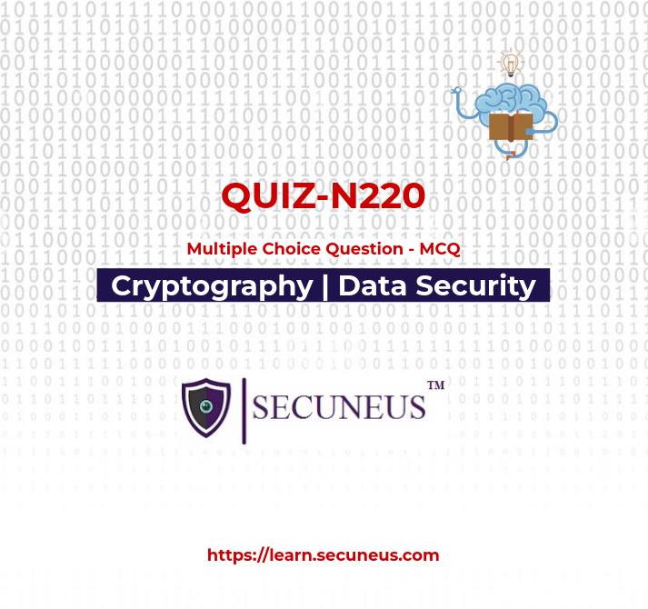 Cryptography & Data Security | Quiz | Cyber Security | Training | Secuneus Tech