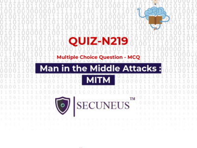 Man in the Middle Attacks : MITM Quiz – N219