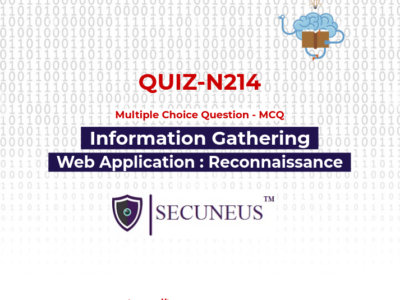 Web Application : Reconnaissance | Quiz – N214