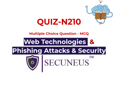 Web Technologies,  Phishing Attacks & Security : Quiz – N210