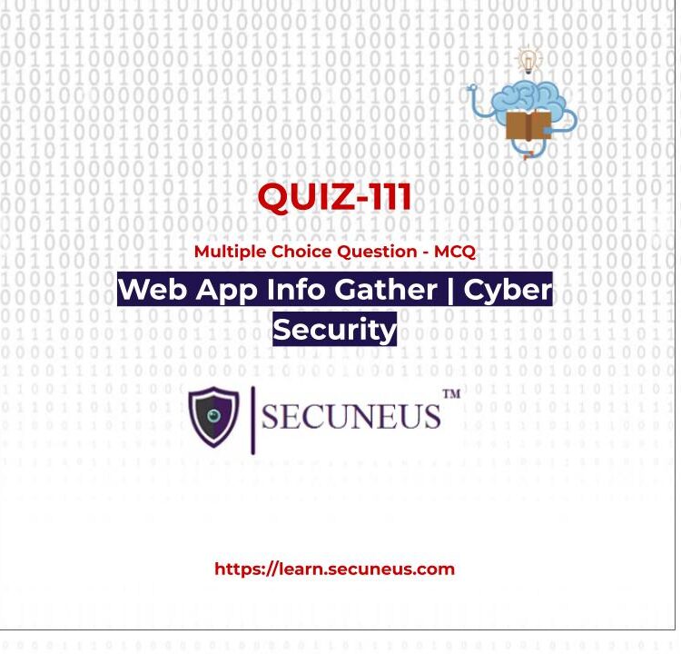 Web App Info Gather | Secuneus Tech.